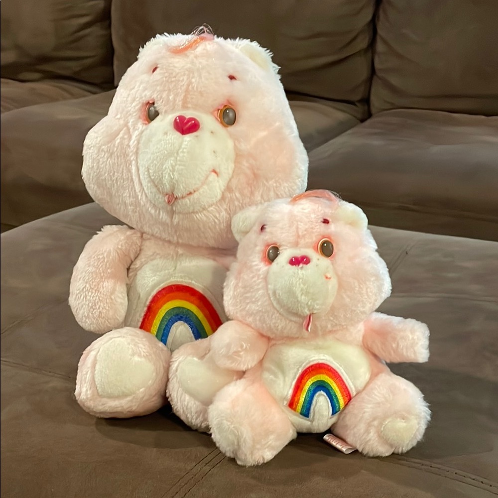 Care Bears Pink and Red Stuffed Animals Set